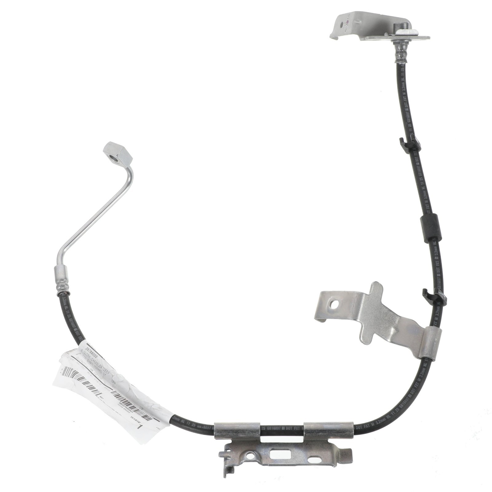 18-26 JEEP WRANGLER FRONT RIGHT BRAKE HOSE LINE NEW OEM GENUINE MOPAR 68307450AH