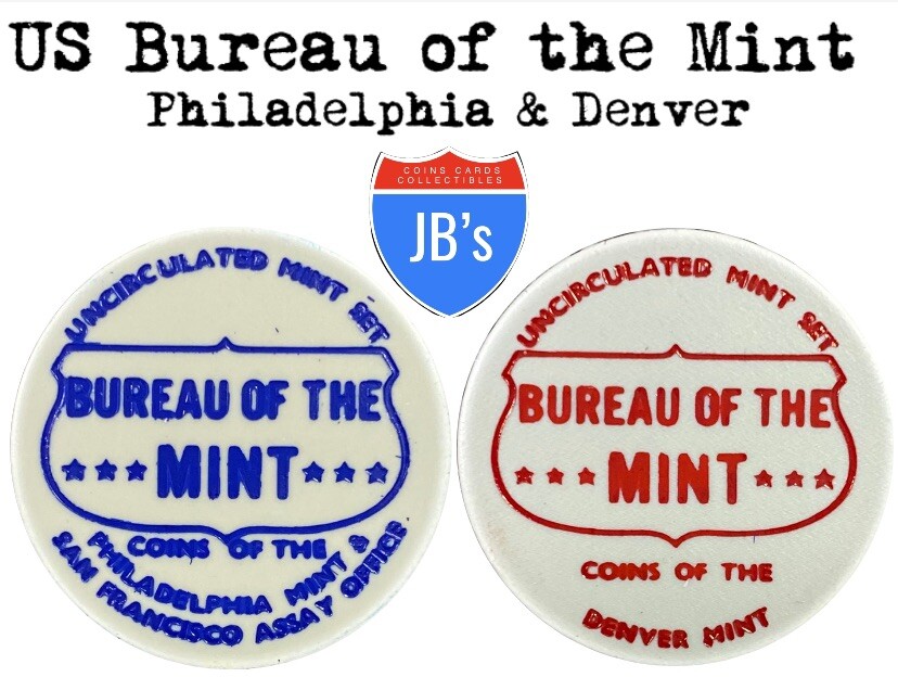 Set of (2) P & D Bureau of the Mint US Tokens - UNCIRCULATED (UNC)