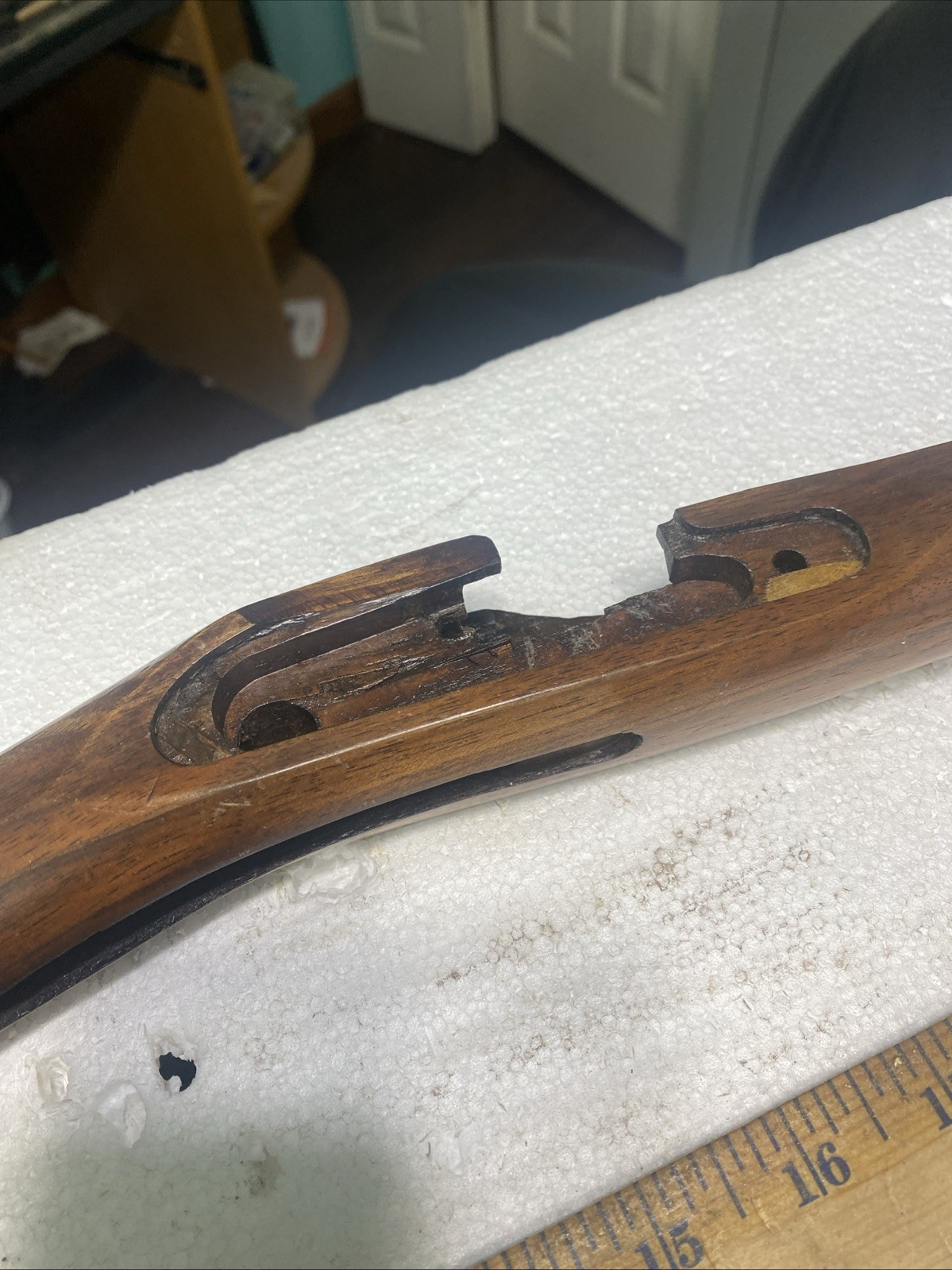 CVA Hawken Maple Muzzleloader Stock 1-0” Barrel Channel.