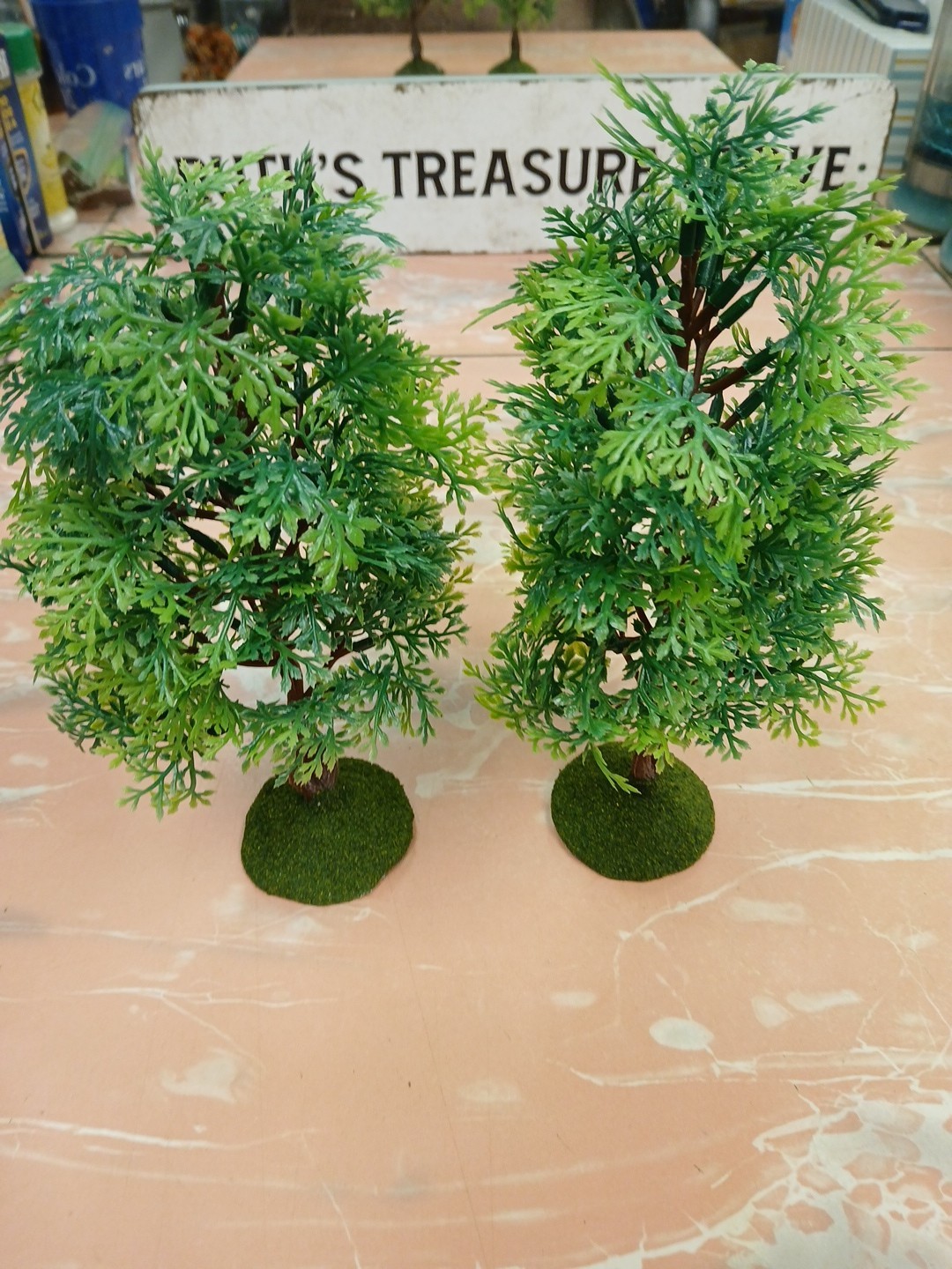 2 based Landscape Model Jumbo Shade Trees wargaming scenery terrain 7"-8" Tall