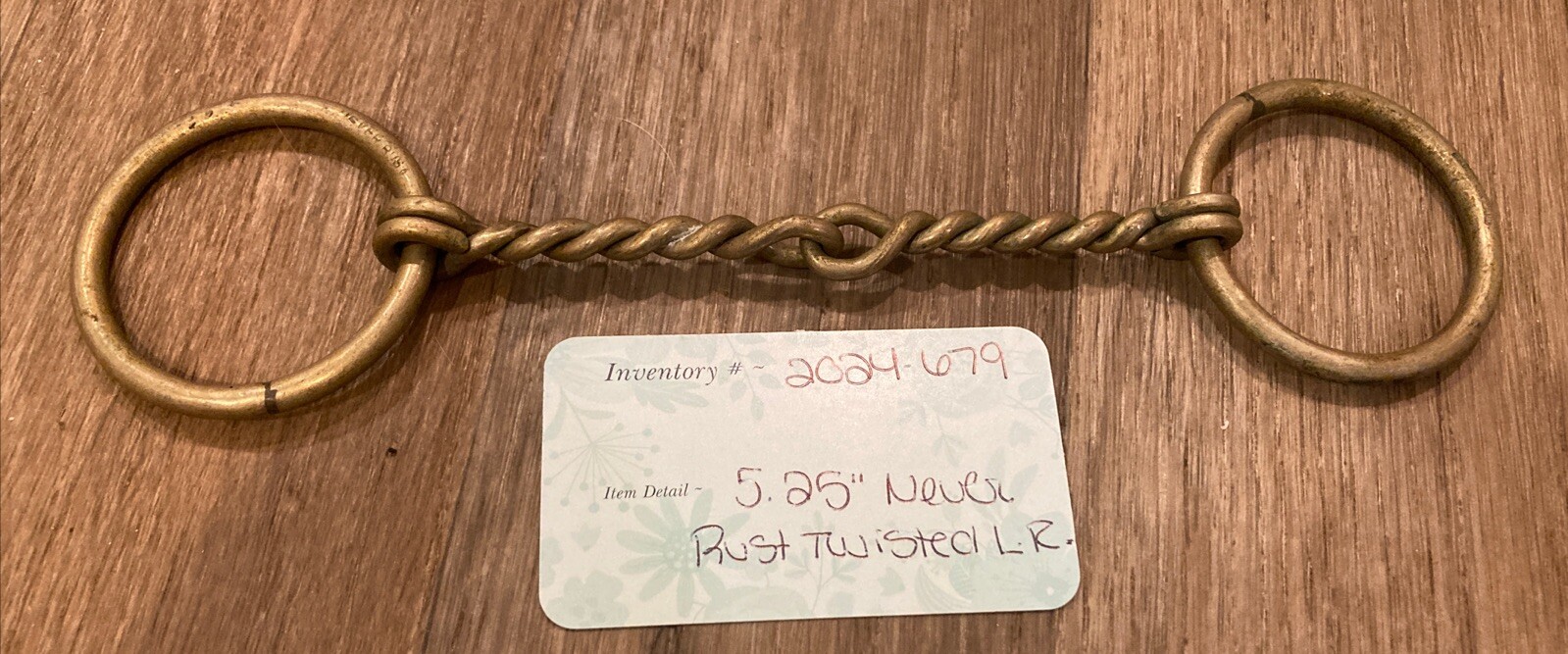 5.25” Never Rust Loose Ring Twisted Single Joint Bit