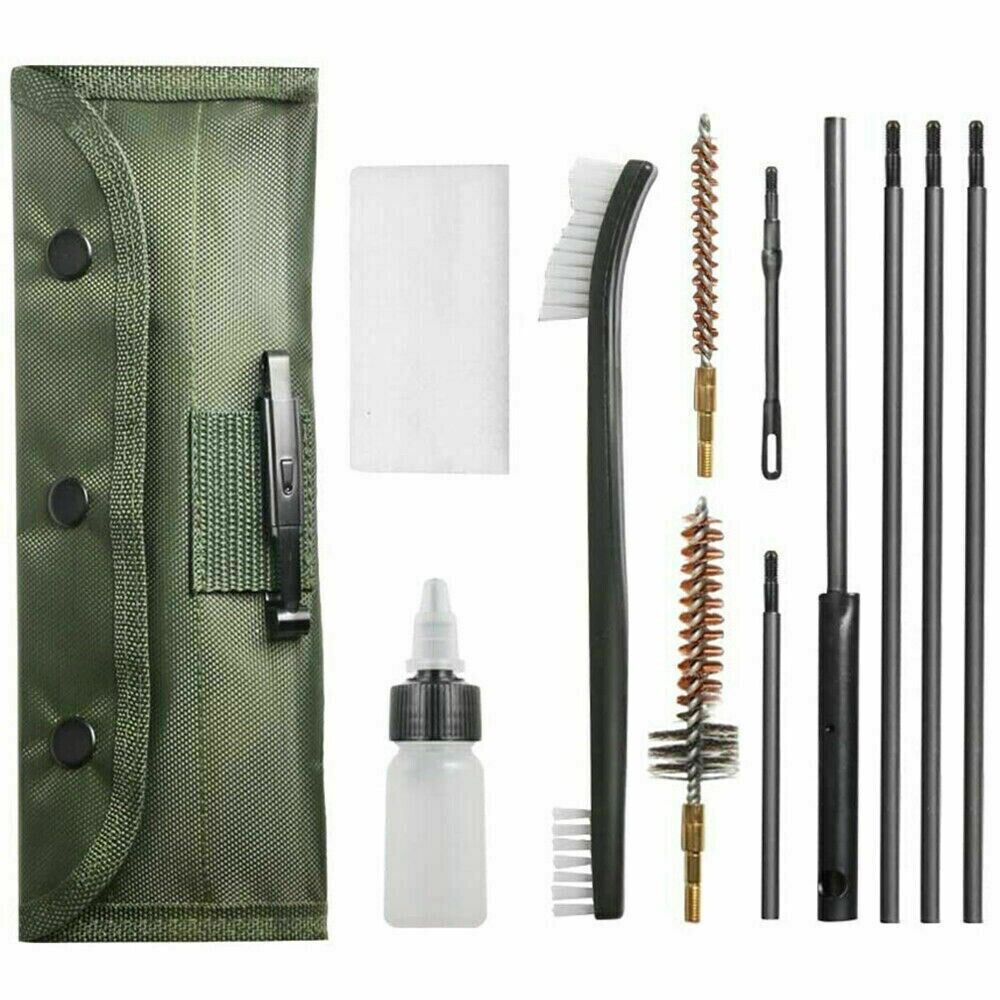 Gun cleaning kit for Pistols, revolvers and rifles - Free Shipping.