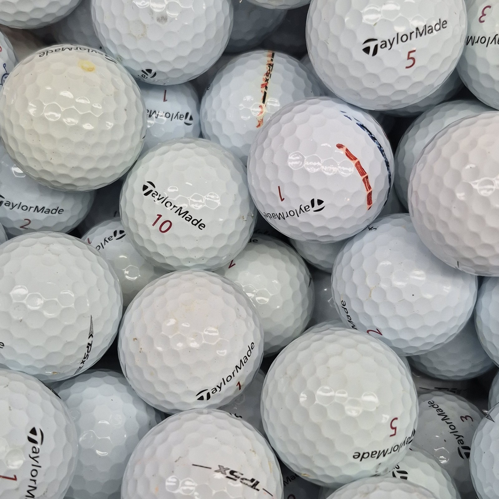 36 TaylorMade TP5x White Used Golf Balls - 3A Value Grade AAA