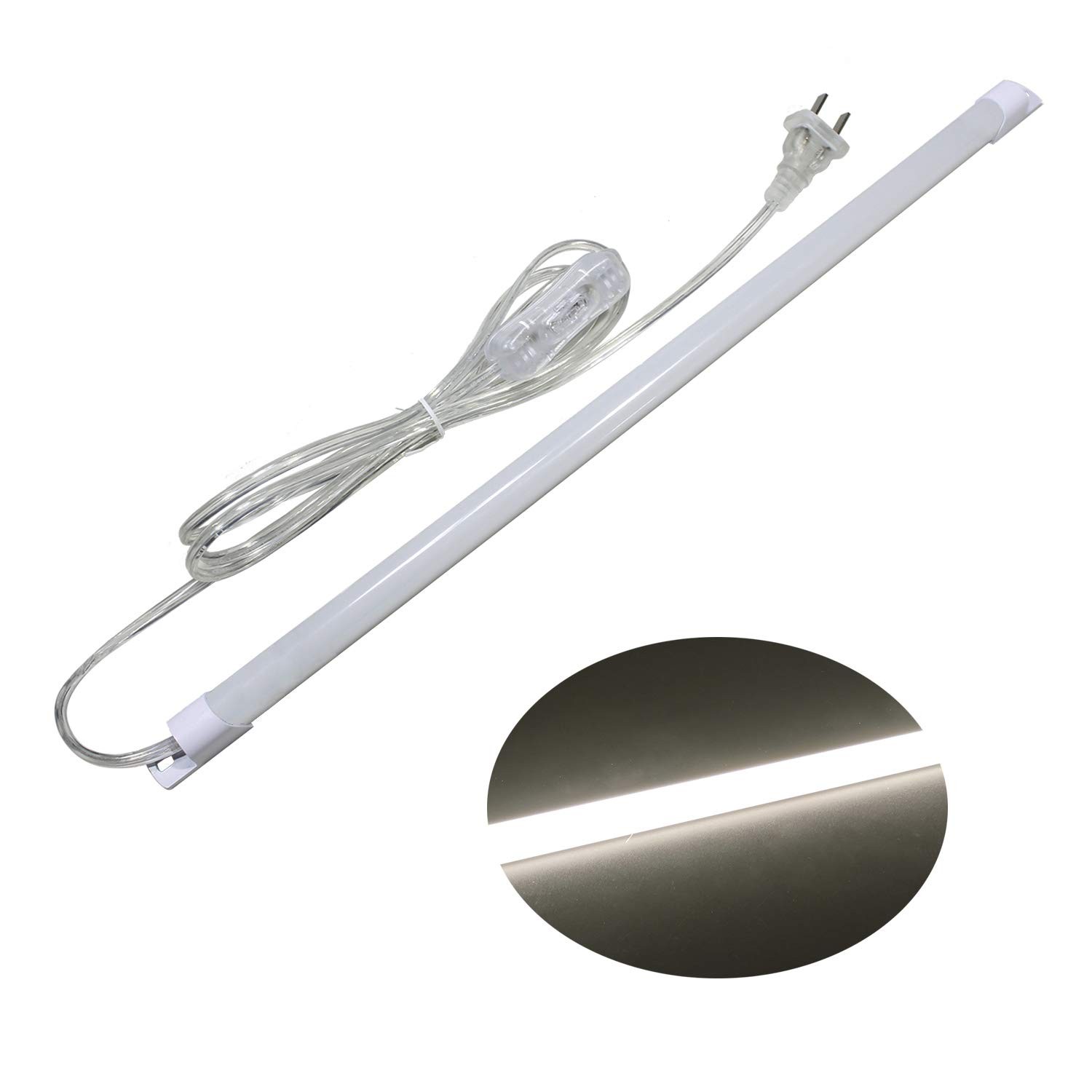 STBTECH 110V Under Cabinet Lights,17inch LED Natural White(4000K)