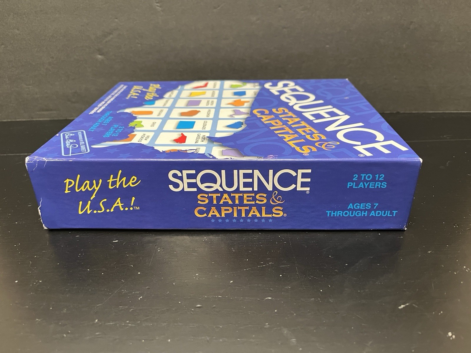Sequence States & Capitals Board Game Jax Educational Geography 100% Complete!