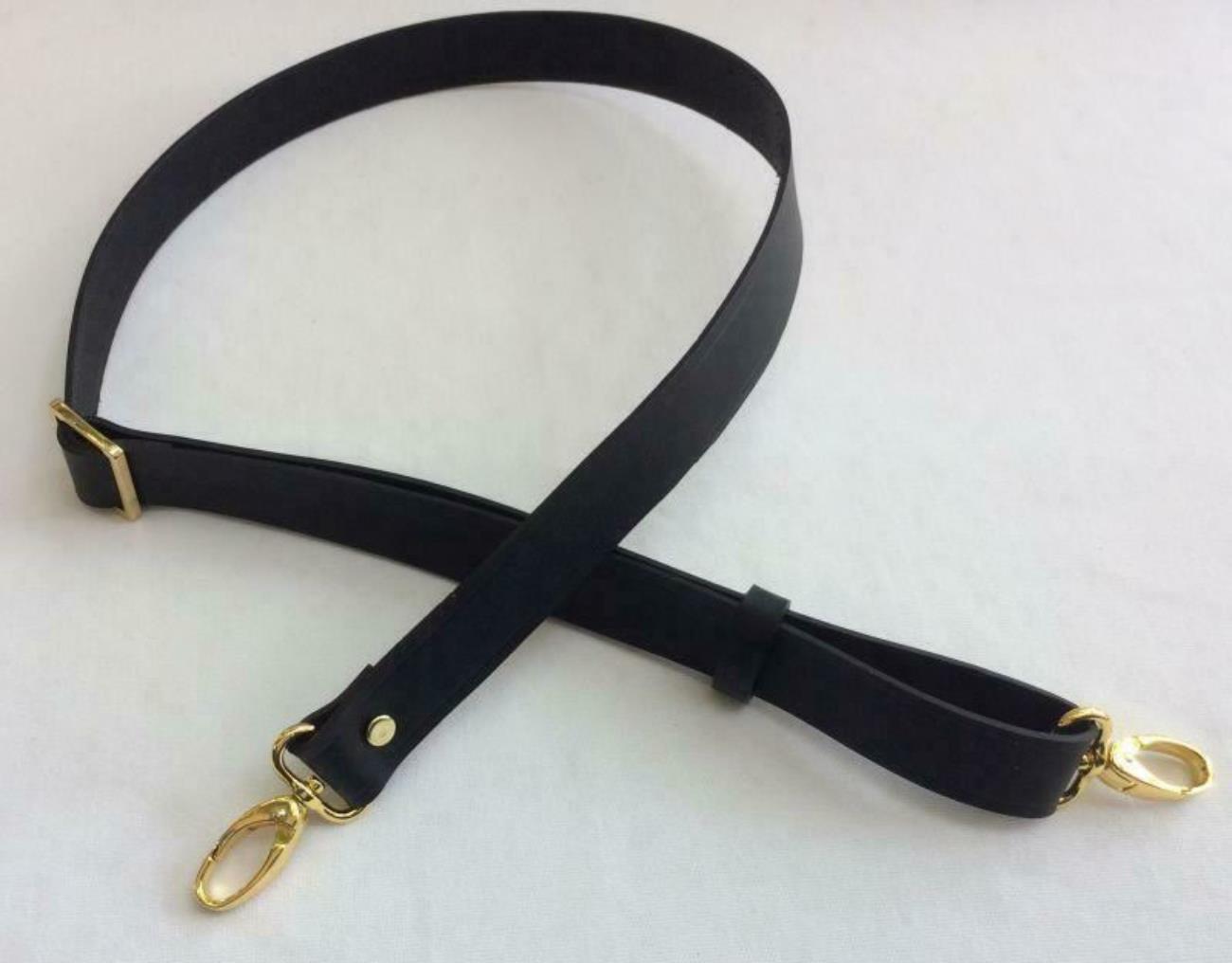 5/8" Adjustable Leather Slide Convertible Crossbody - Shoulder Strap Bags Purses