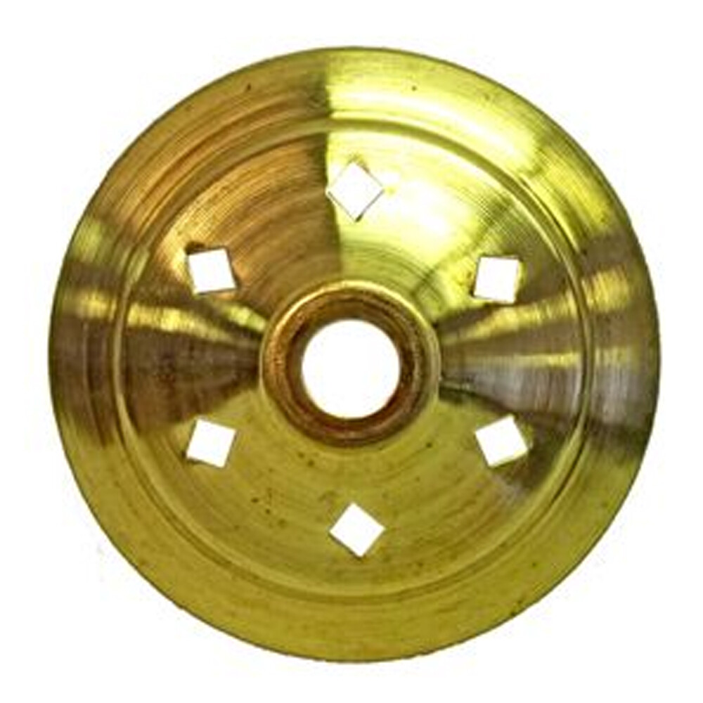 3.5" Vented Brass Vase Cap