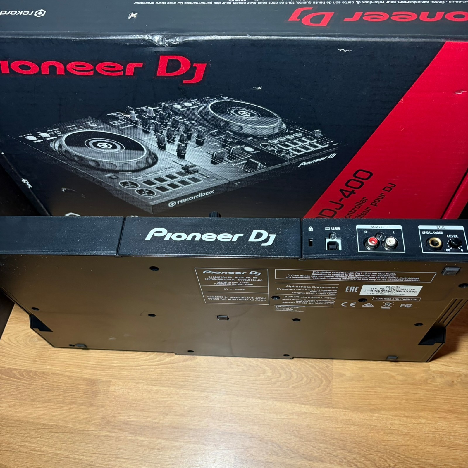 Pioneer DJ DDJ-400 2-Channel Rekordbox DJ Controller UNTESTED