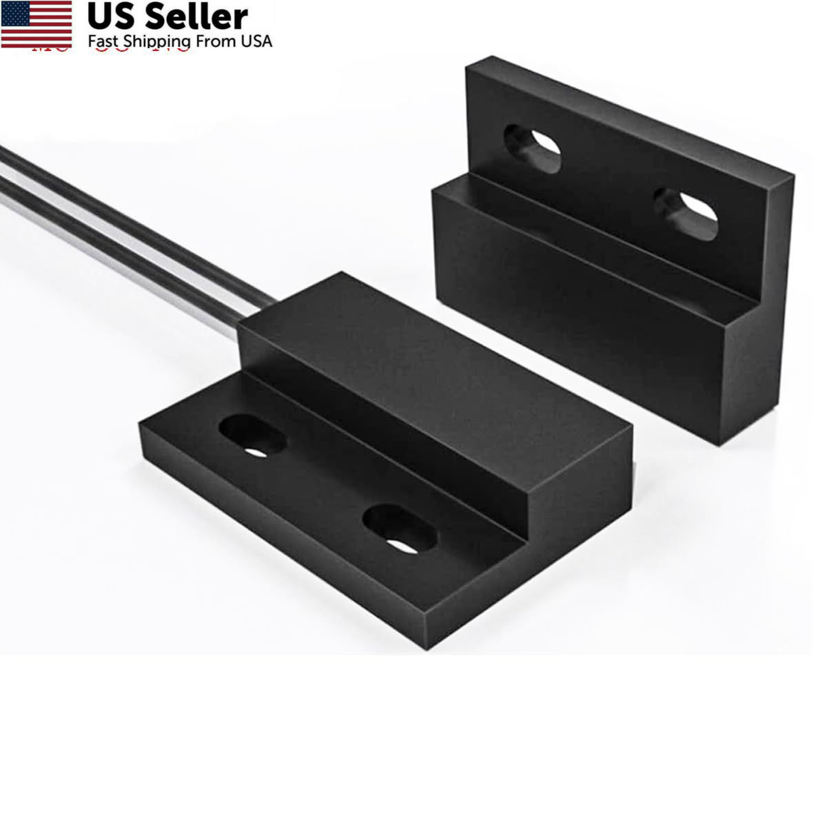 MC-38 NC Surface Mount Wired Security Window Door Contact Sensor Alarm brown