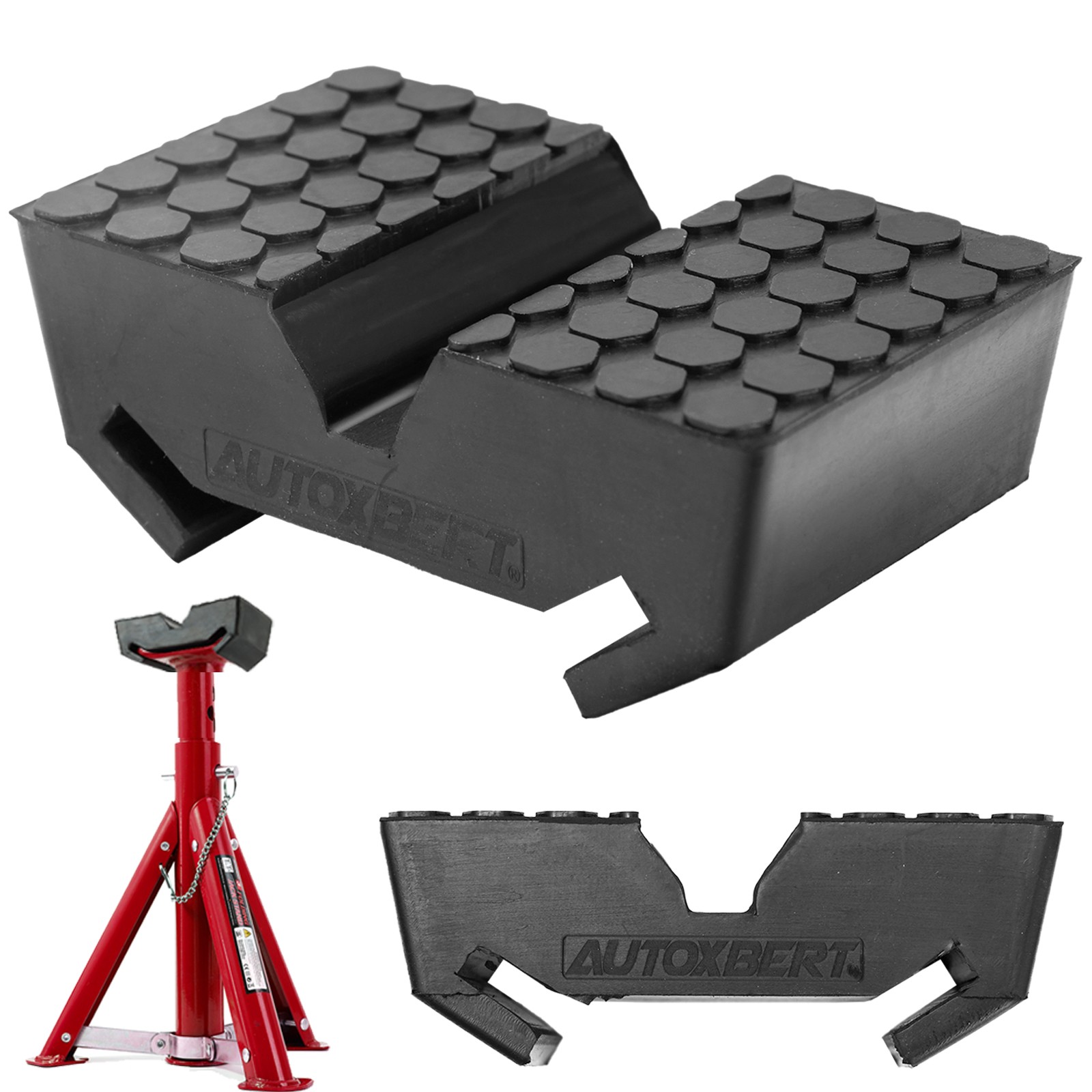 Rubber Car Jack Lift Pad Stand Pinch Weld Floor Frame Rail Adapter Jack Cap,