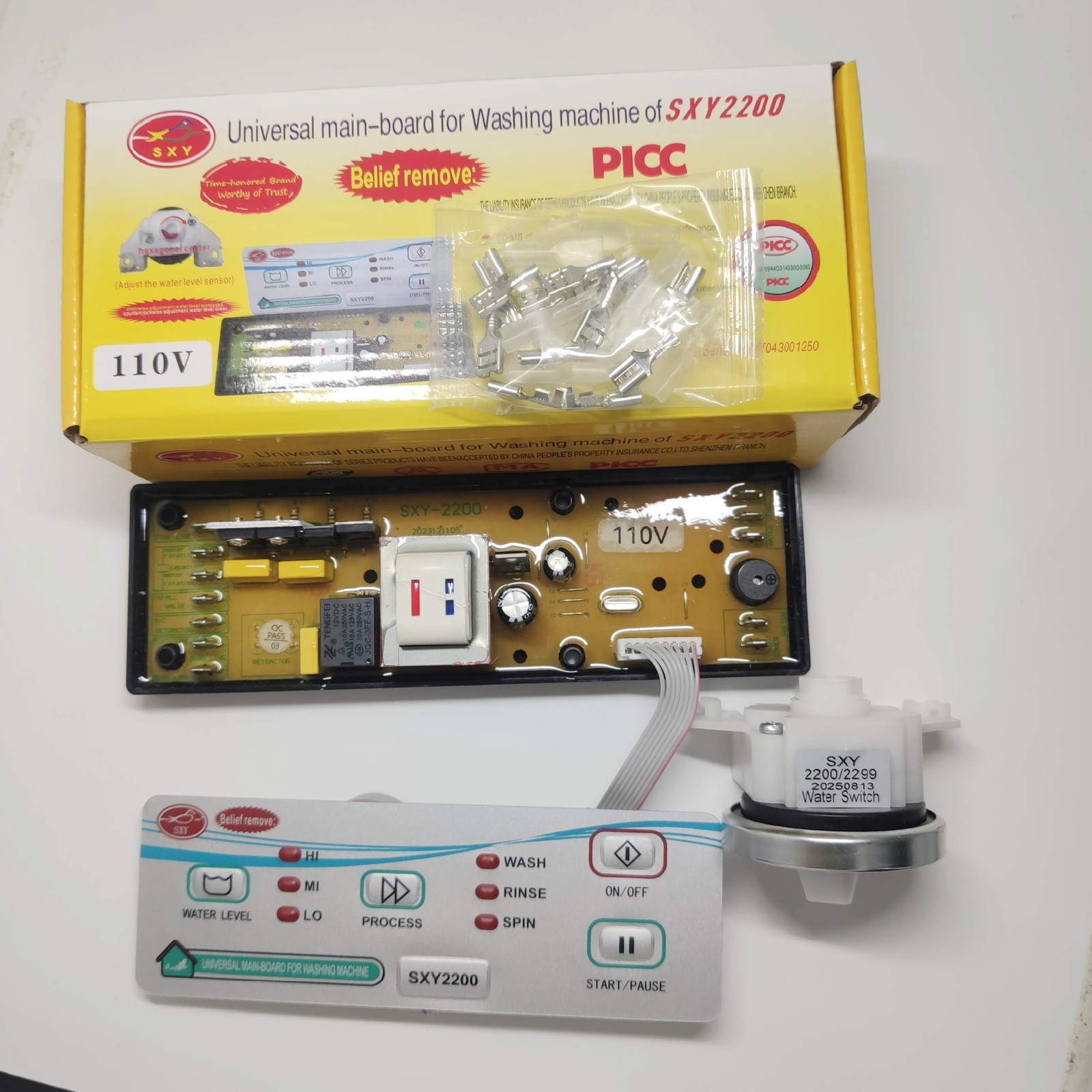 1Pcs SXY2200 Universal Automatic Washing Machine Universal Computer Board 110V