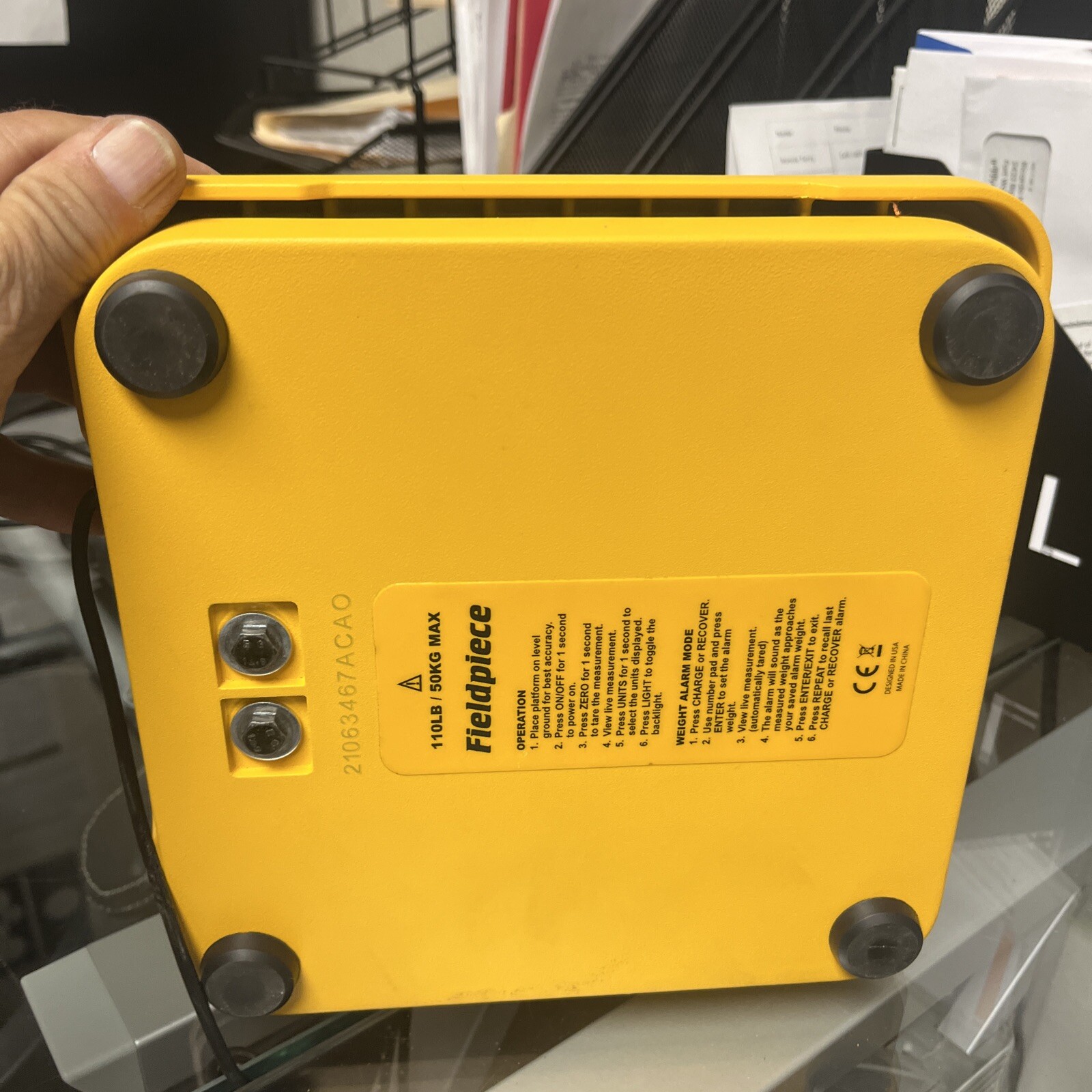 Fieldpiece SRS1 Refrigerant Scale & Meter