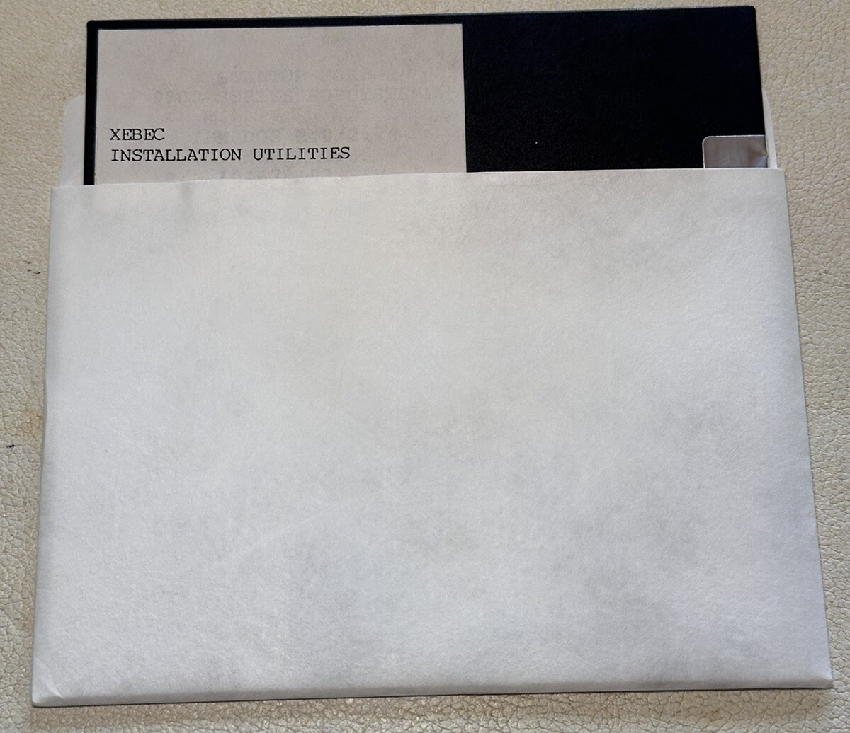 Xebec Siderware Installation & Support Utilities For Apple II DOS 3.3 - 5.25”