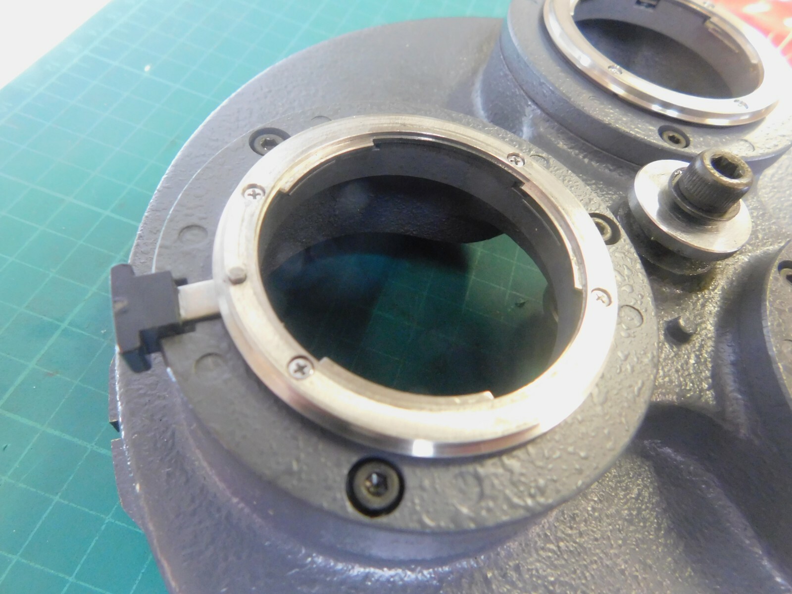 Nikon V-12 Optical Comparator 3 Position Lens Turret