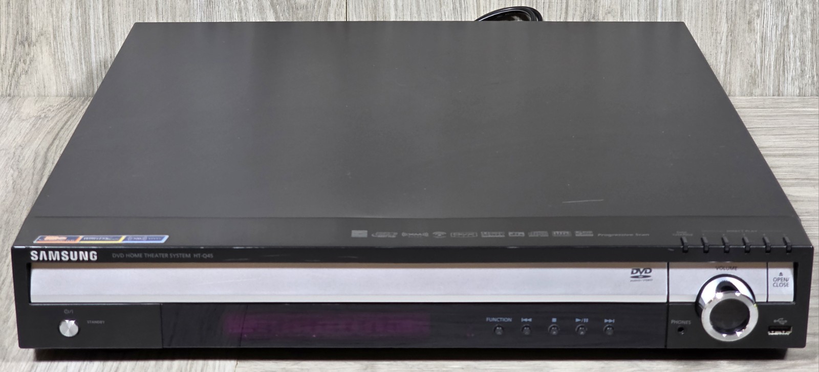 Samsung HT-Q45 5.1ch DVD/CD Home Theater System Dolby Digital No Remote - TESTED
