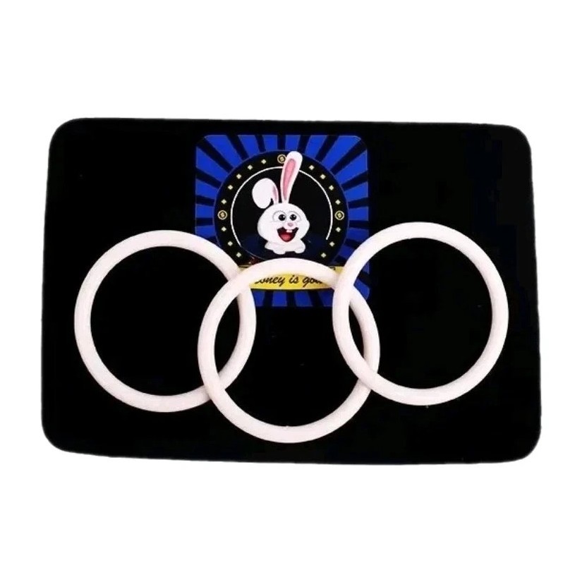 Magic Trick Illusion Rings Ghost Coin Vanish Disappearing Props