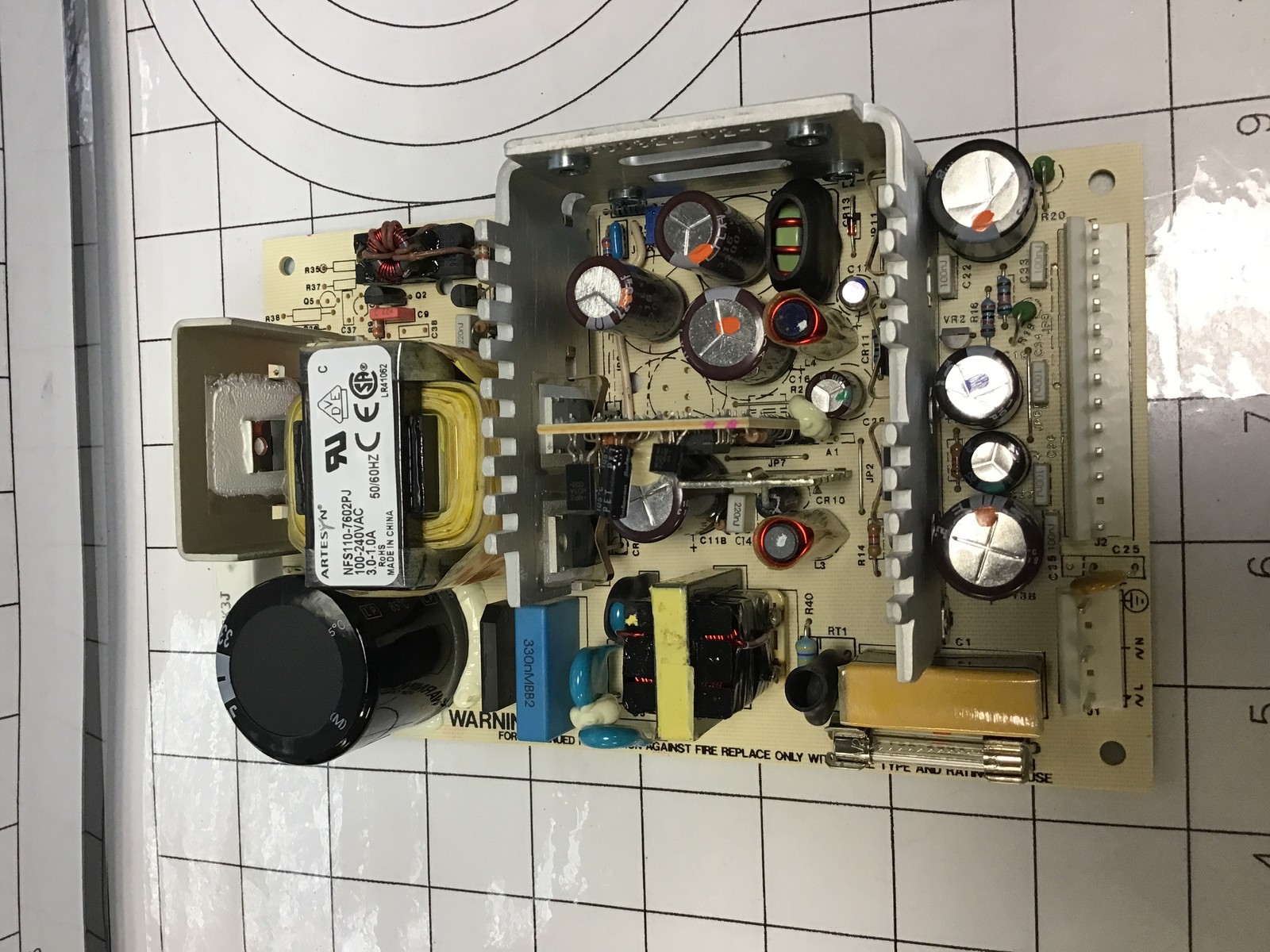 ARTESYN - NFS110-7602PJ -Power Supply Unit, 100-240VAC, 3.0-1.0A, 50/60HZ