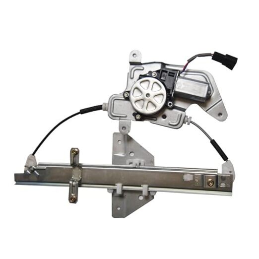 Rear Left Driver Side Power Window Regulator with Motor Compatible for Pontiac