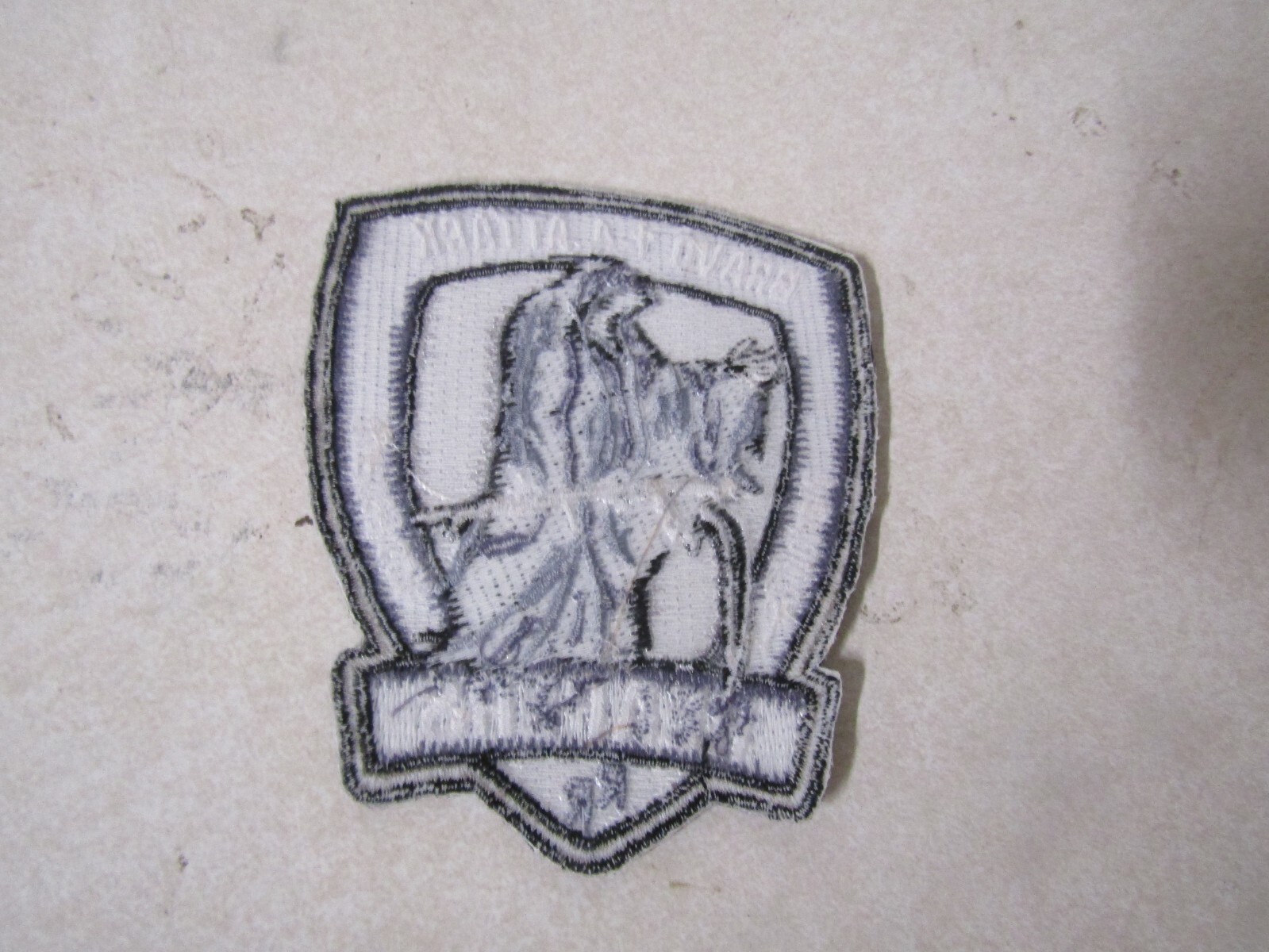 MILITARY PATCH VINTAGE OLDER BRAVO 1-4 ATTACK REAPERS