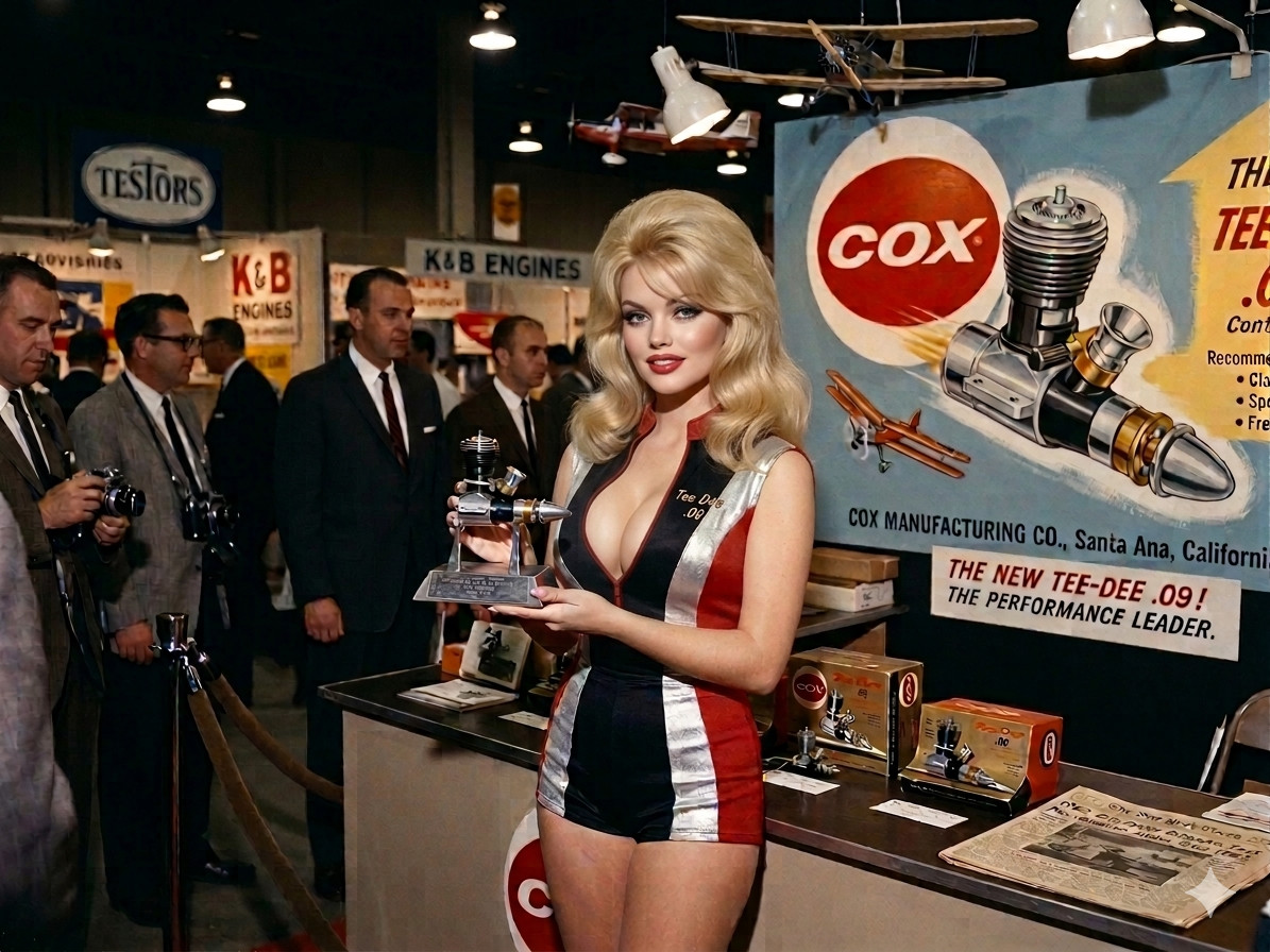 RARE 1962 COX TEE DEE .09 (1.5cc) Engine - Vintage Competition - NEW
