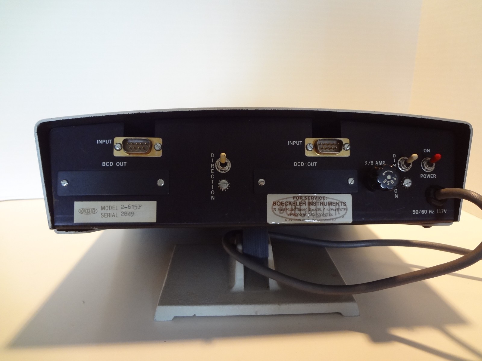 BOECKELER INSTRUMENTS DIGITAL READOUT DISPLAY 2 AXIS MODEL 2-615P **NICE**