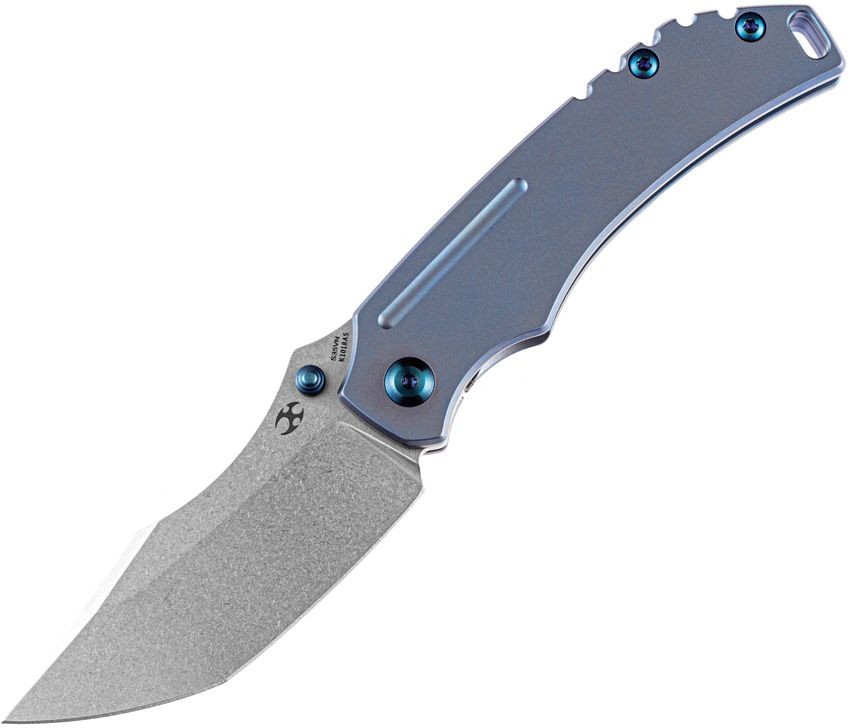 Kansept Knives Pelican EDC Framelock Blue Folding Knife