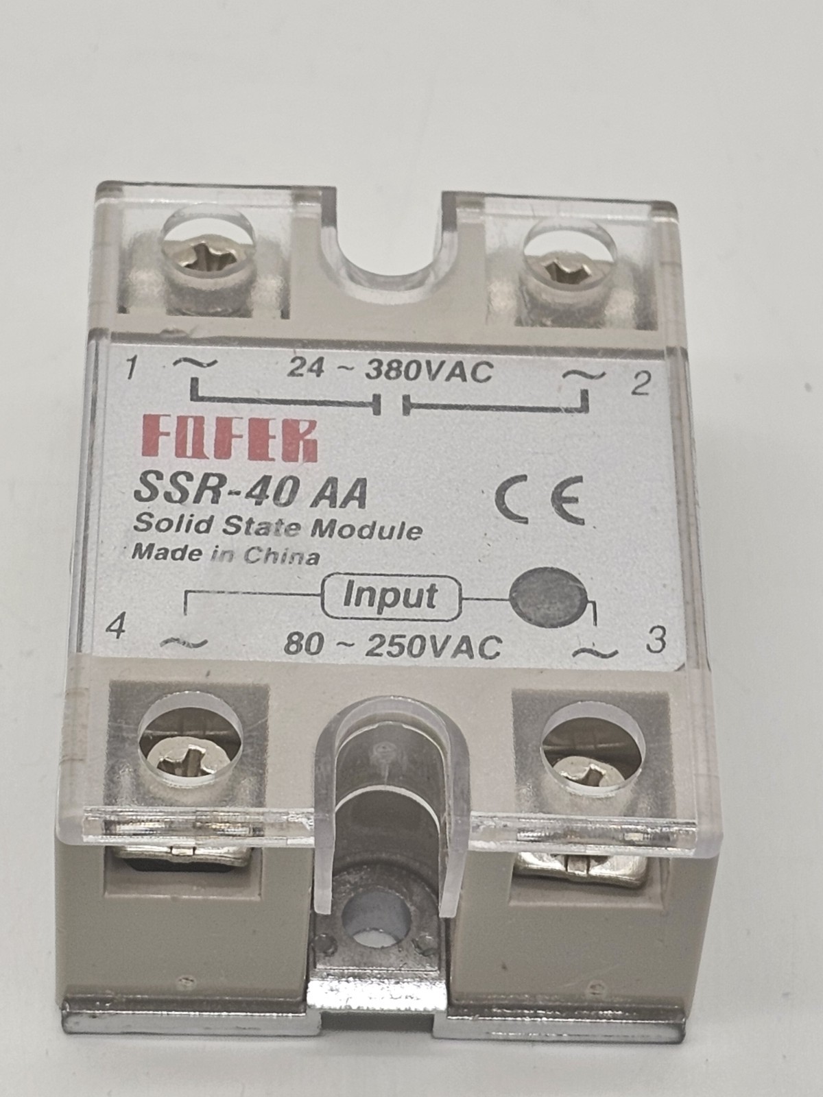 FQFER Solid State Relay SSR 40 AA 40A 380V AC Control AC New No Box
