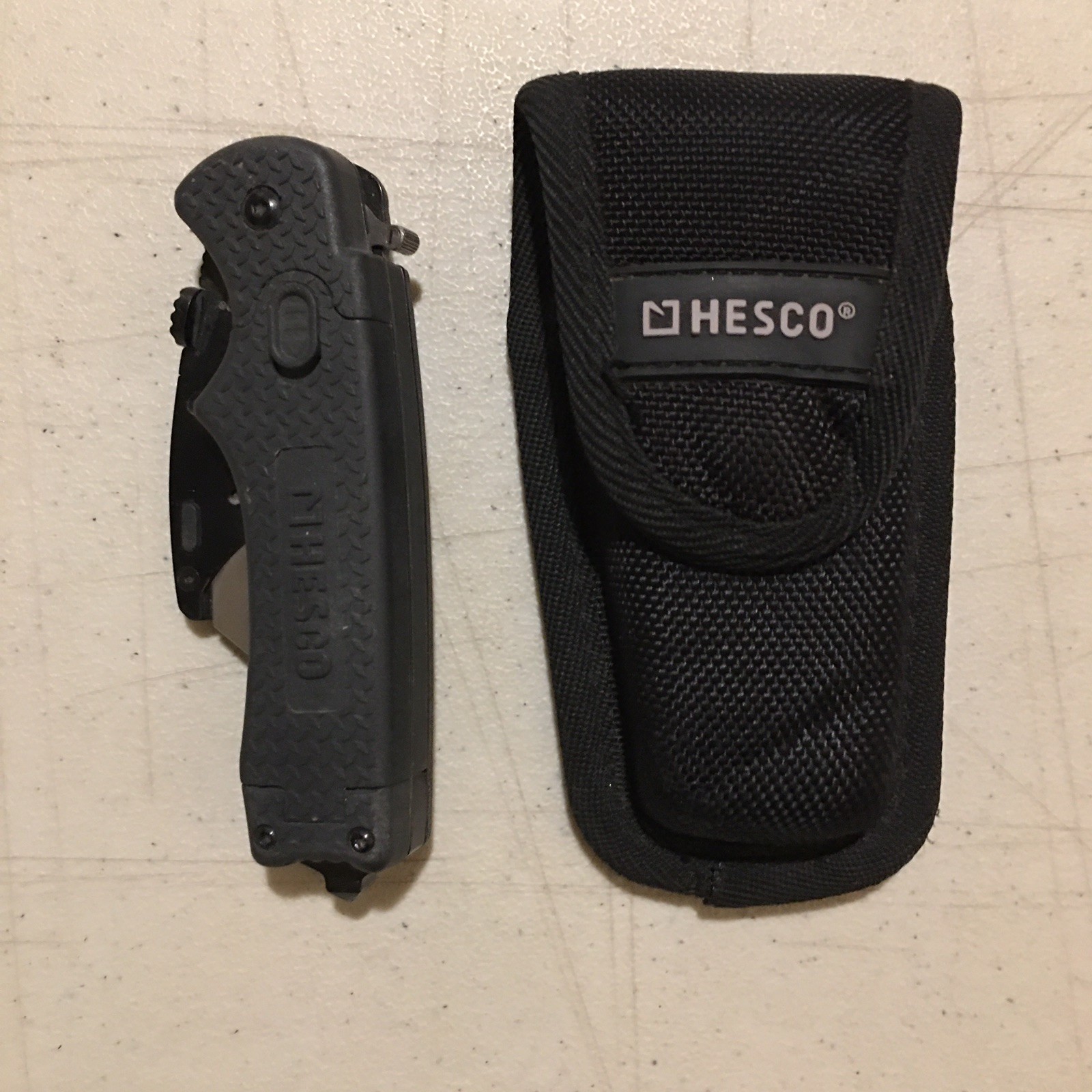HESCO Razor Knife Window Punch Coast DX195 with Sheath Military?
