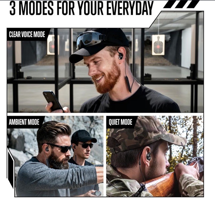 GLORYFIRE Bluetooth Shooting Ear Protection
