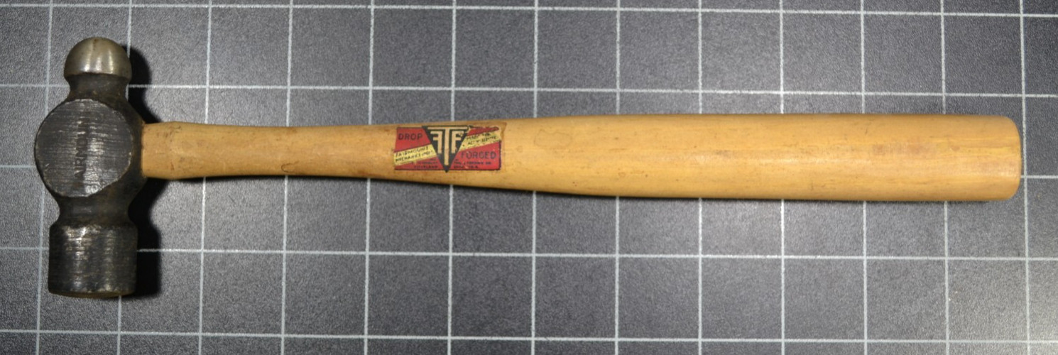 FAIRMOUNT - 16oz - BALL PEIN HAMMER - ORIGINAL HANDLE WITH LABEL