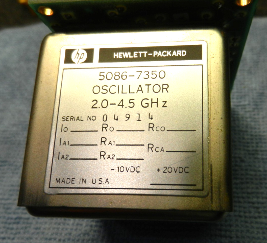 HP 8569B Spectrum Analyzer PN 5086-7350 2.0 GHz - 4.5 GHz Oscillator - Working
