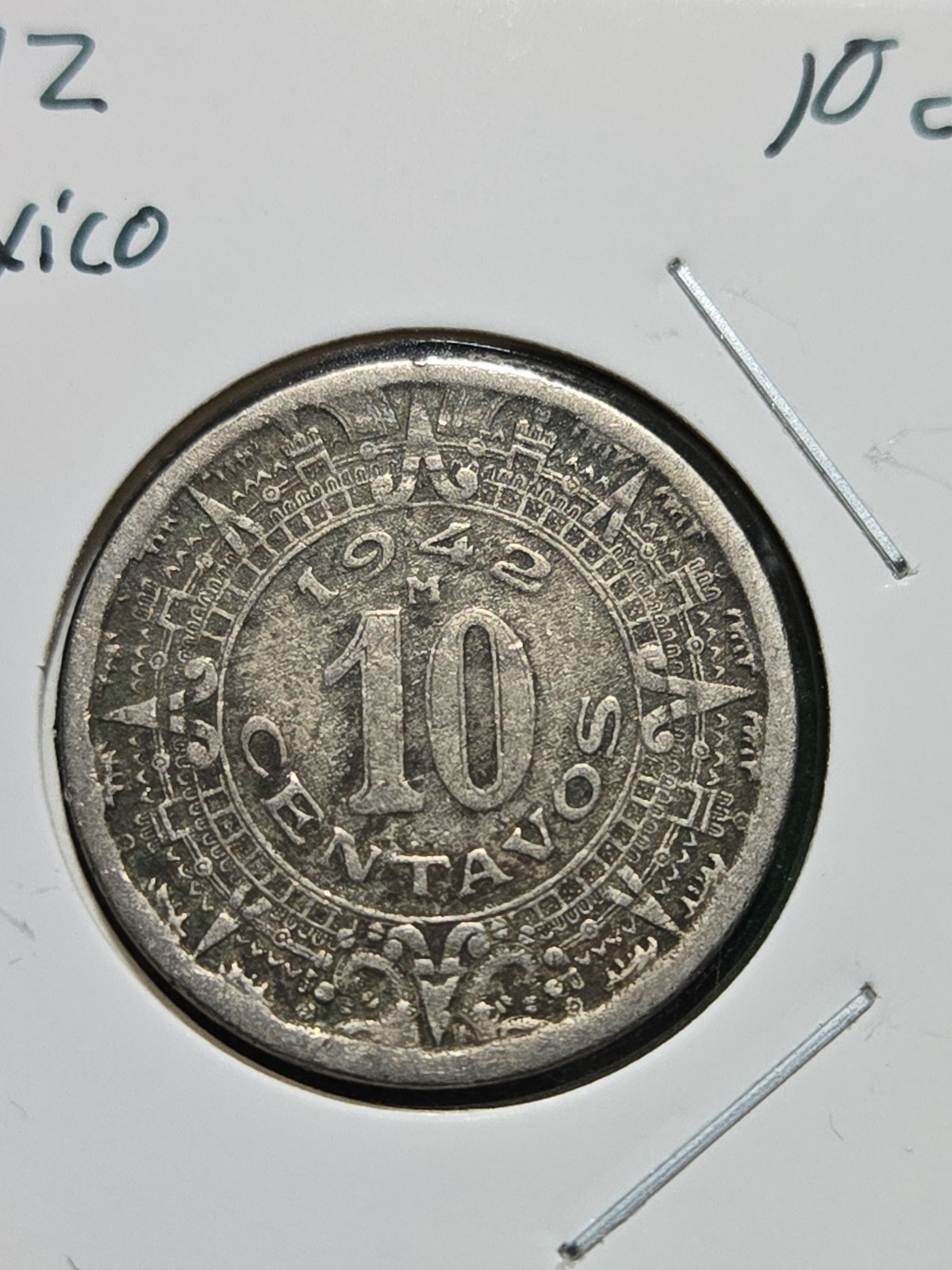 1937 M Mexico 10 Centavos