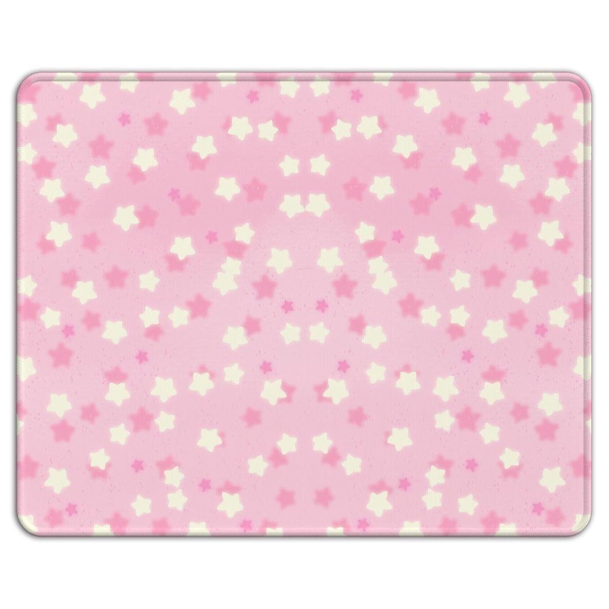 Premium Stitched Mouse Pad 10.2 x 8.3 in | Smooth, Washable pink ocean Star