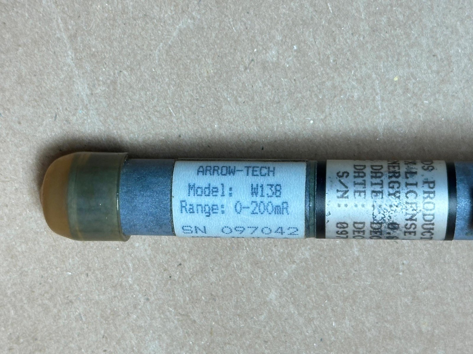 Arrow Tech Direct Reading Dosimeter W138 0.662 MeV