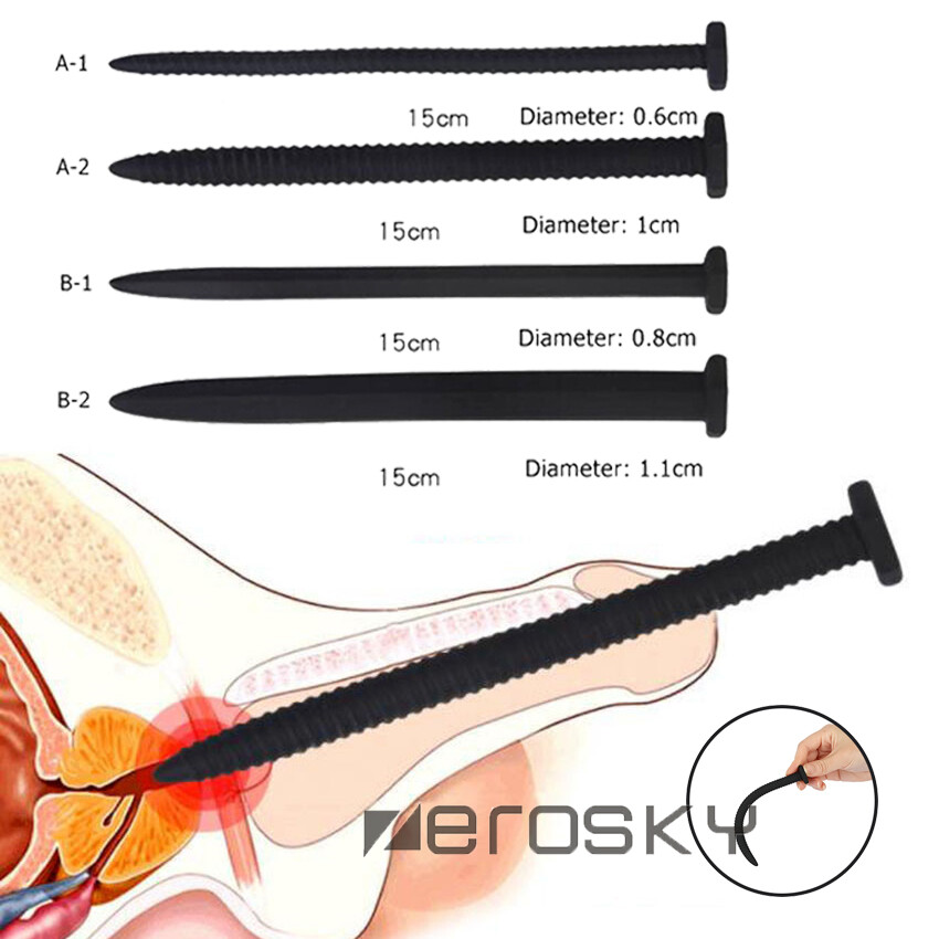 Silicon Male U-rethral Sounds Urethra Plug BEGINNER Wand Dilator 6MM~11MM