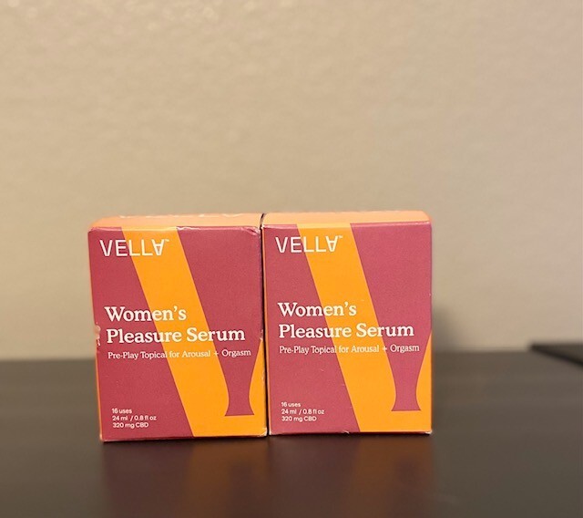 2 COUNT JARS VELLA PLEASURE FOR WOMEN
