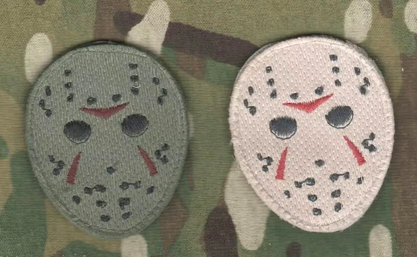 CJSOTF-A AFGHANISTAN SFG SEAL ODA DEVGRU vêlkrö 2-TAB: 2" JASON's HOCKEY MASK