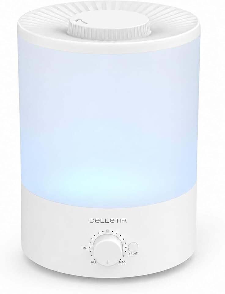 3.5L Ultrasonic Cool Mist Humidifier, Quiet Top Fill Humidifier with Auto