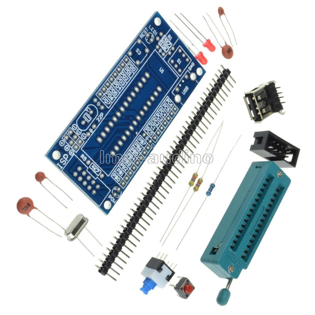 ATmega8 ATmega48 ATMEGA88 Development Board AVR (NO Chip) DIY Kit