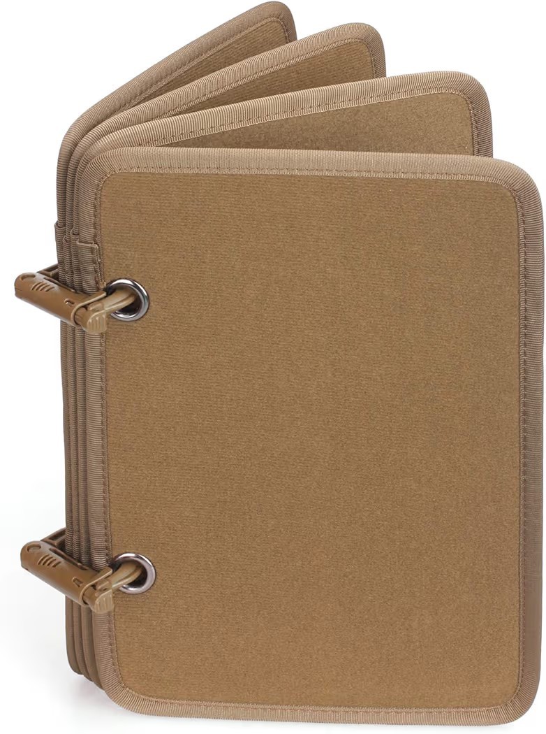 Patch Booklet Organizer, Flip-Page Patch Book, Mini Display Patches Panel Board