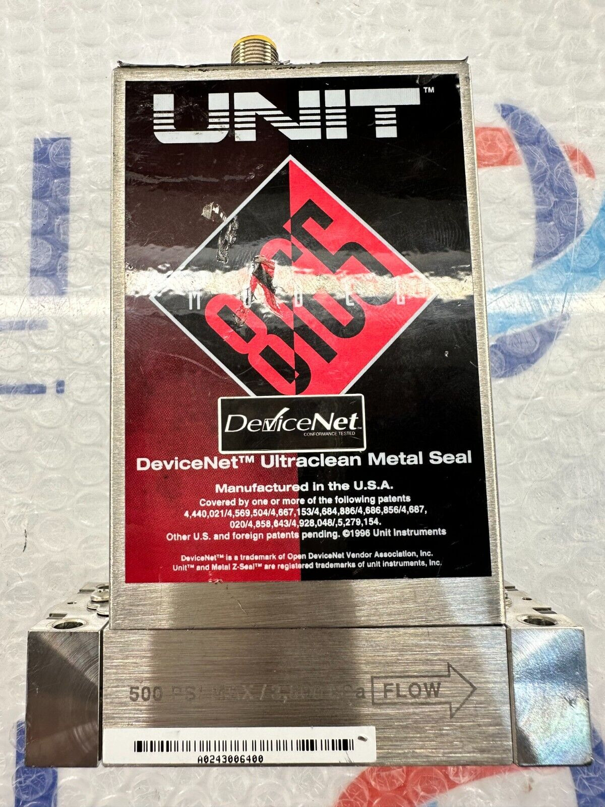 Unit UFC-8165 Mass Flow Controller 8165-100245 5 SLM GAS N2
