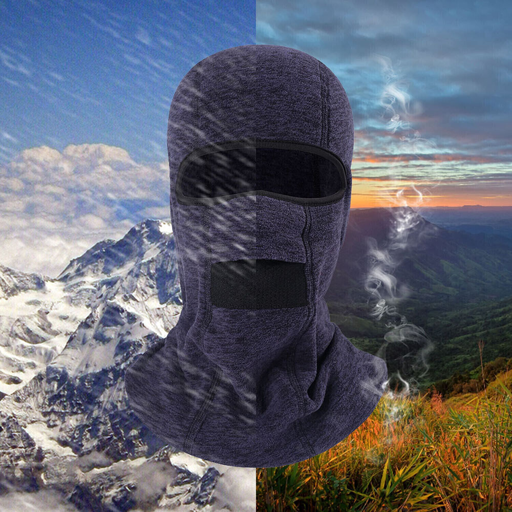 Full Face Masks Winter Balaclava Cap Fleece Ski Outdoor Hoods Windproof Headgear