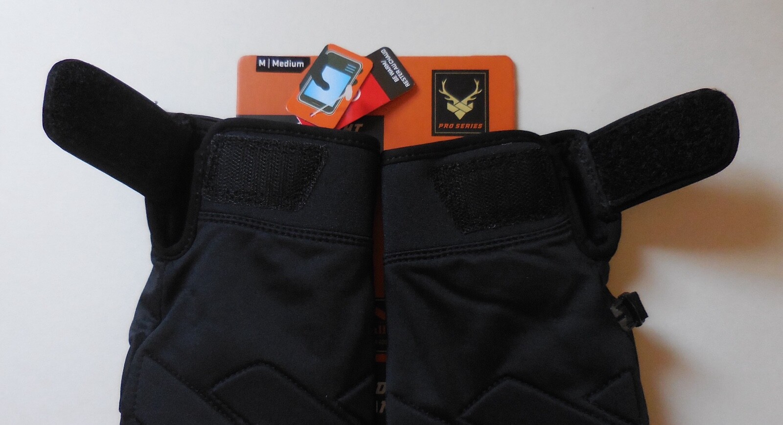 Walls Lightweight Gloves Men Black/Black/Orange Medium