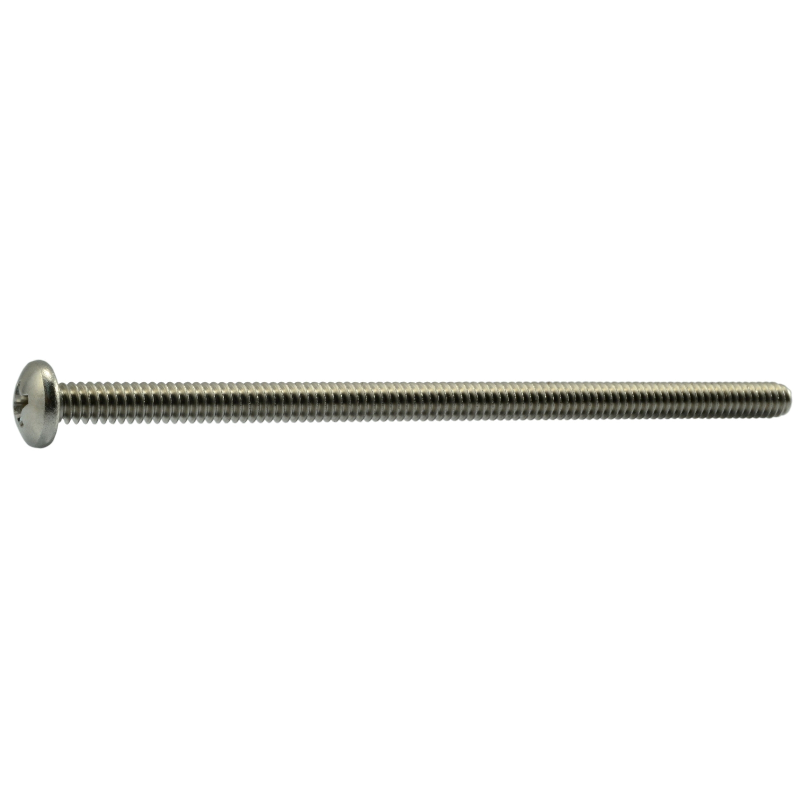 #10-24 x 4" 18-8 Stainless Phillips Pan Head Machine Screws (8 pcs.)