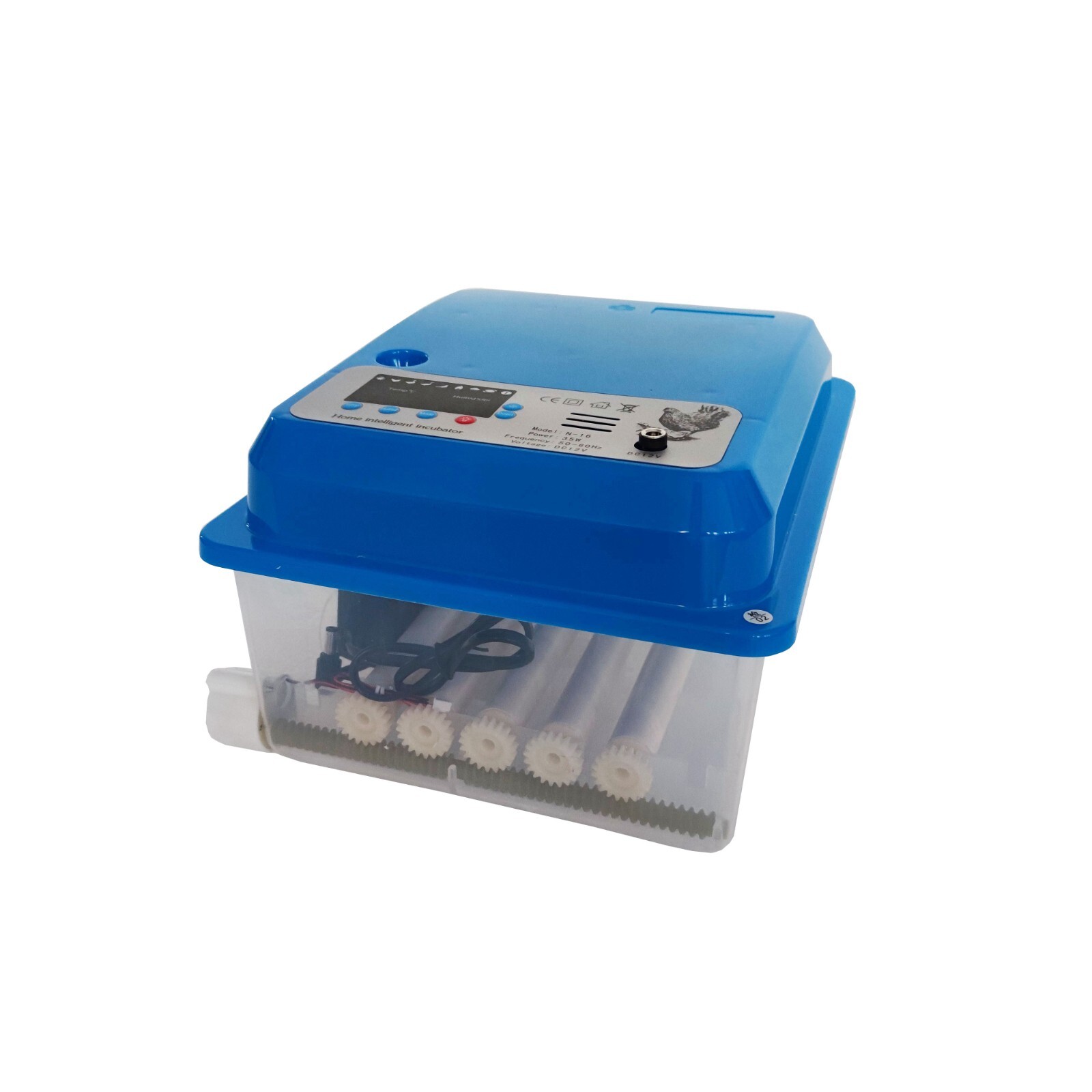 Bird Egg Incubator Poultry Hatcher Breeder Automatic Egg Turning 16 Eggs