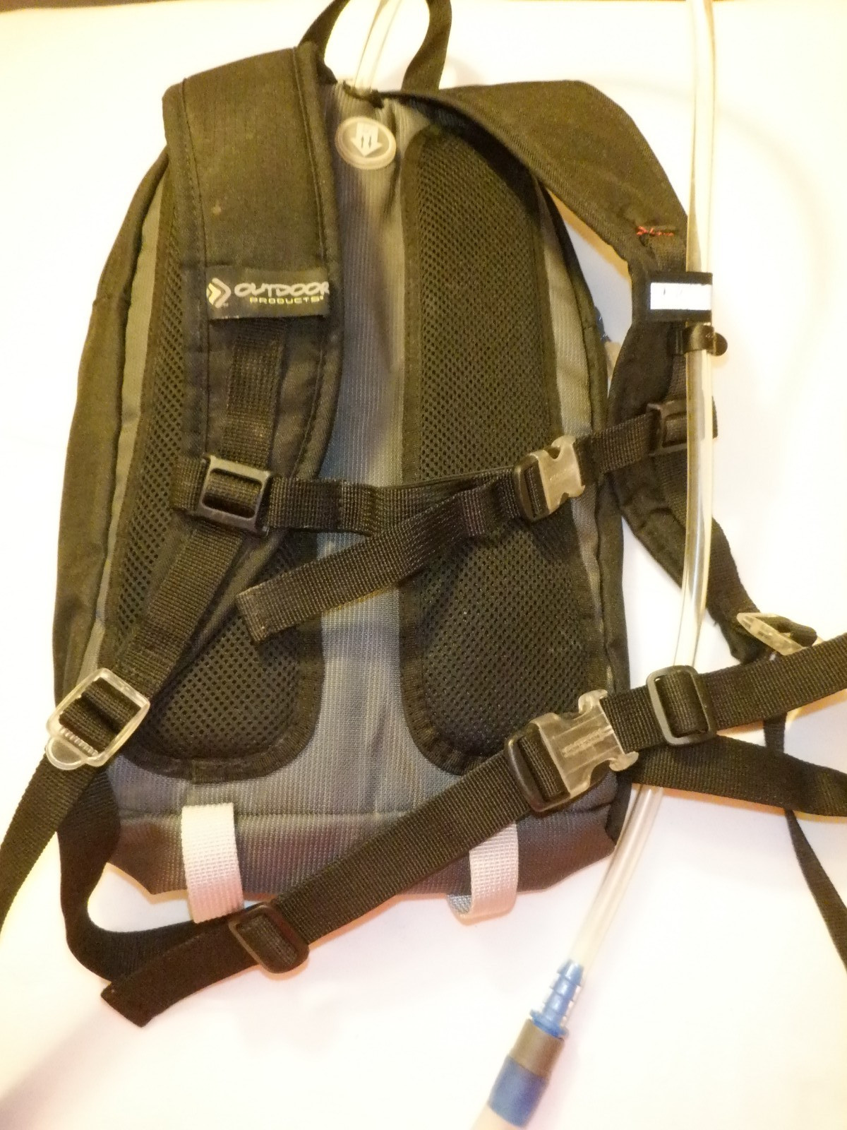 Outdoor Products Hydration Pack 2 Liter Black/Grey Multiple Pockets