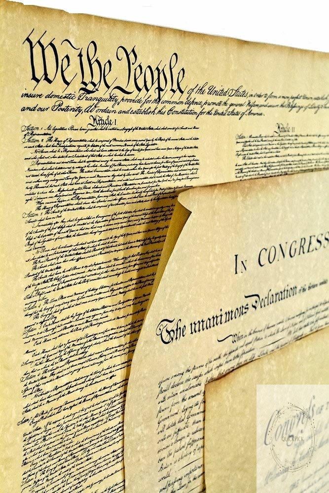 Three Documents of Freedom Constitution, Declaration of Independence, Bill of