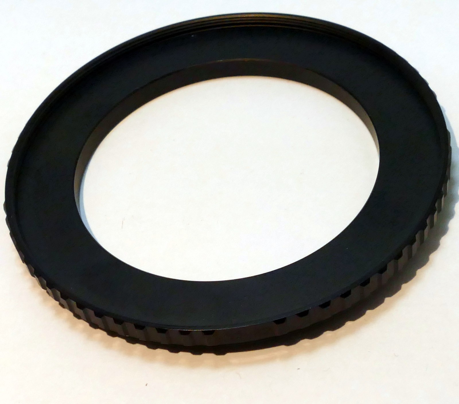 62mm to 82mm STEP-UP  Ring Metal double threaded screw in with ribbed rim
