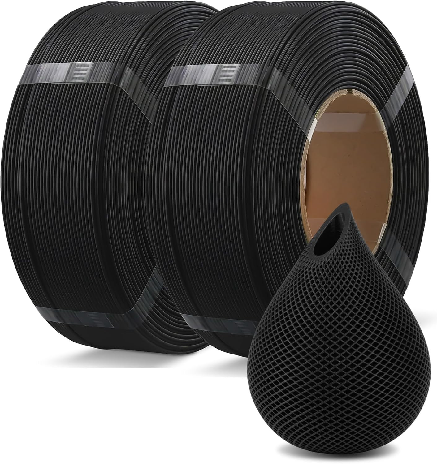 2KG Bundle High Speed PLA Filament Refill 1.75Mm 3D Printer Filament, 2 Pack 1Kg