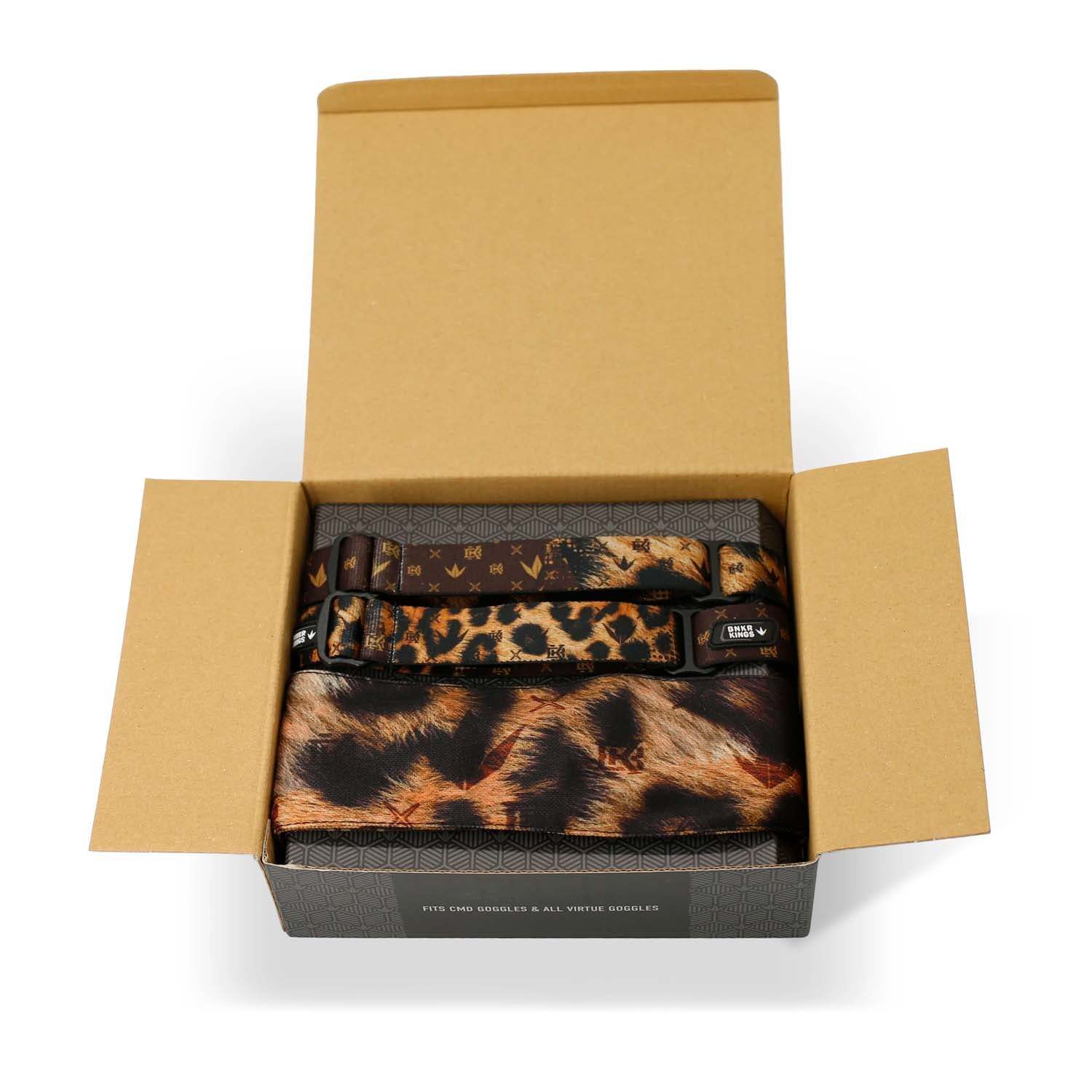Bunkerkings 4-Point Strap & Headband Pack - CMD / VIO - Leopard Coronation